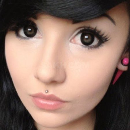 Цветные линзы черные