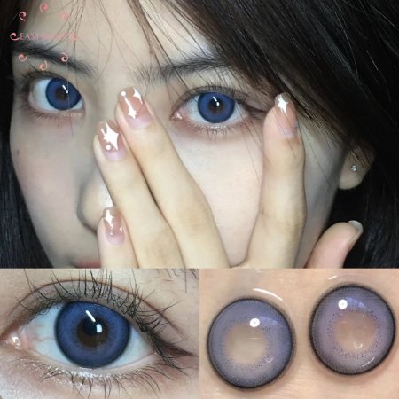 Голубые линзы