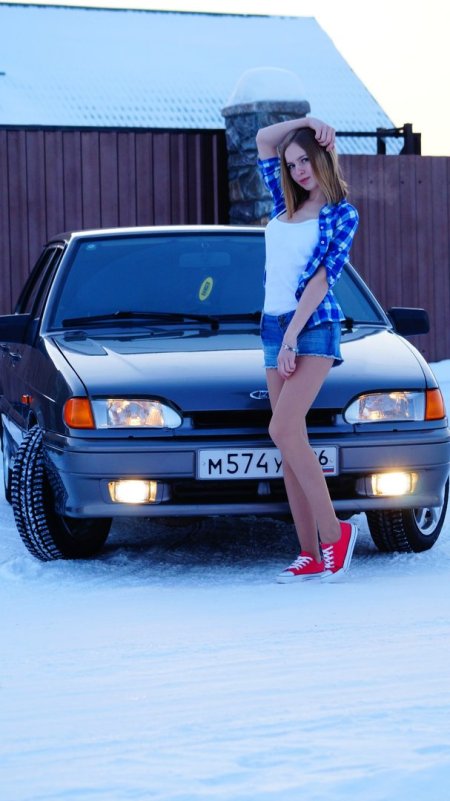 Ваз 2114 и девушки