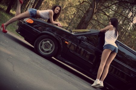 Ваз 2107 и ваз 2114 девушка