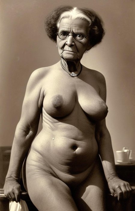 Голая старуха