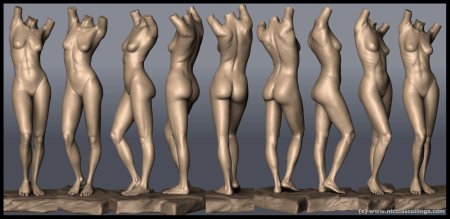 Модель женского тела