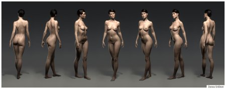 Голые женские персонажи