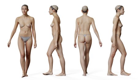 Голое женское тело референс