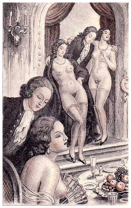 Старые эротические гравюры