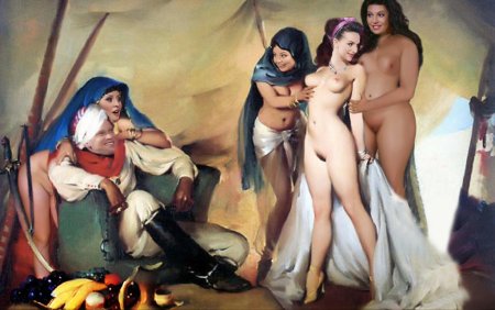 Голые рабыни средневековья