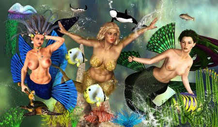 Русалка фэнтези