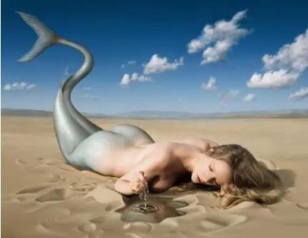 Красивая русалка