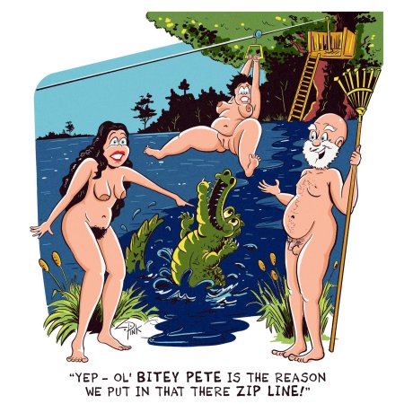 Крокодил мультяшный