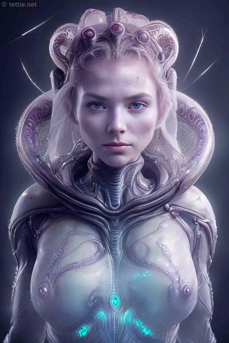 Красивая инопланетянка