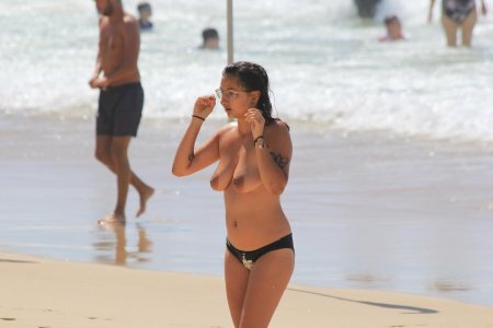 Beach topless