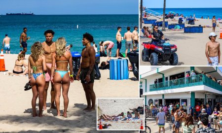 Пляж в майами