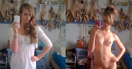 Раздетая девушка подросток