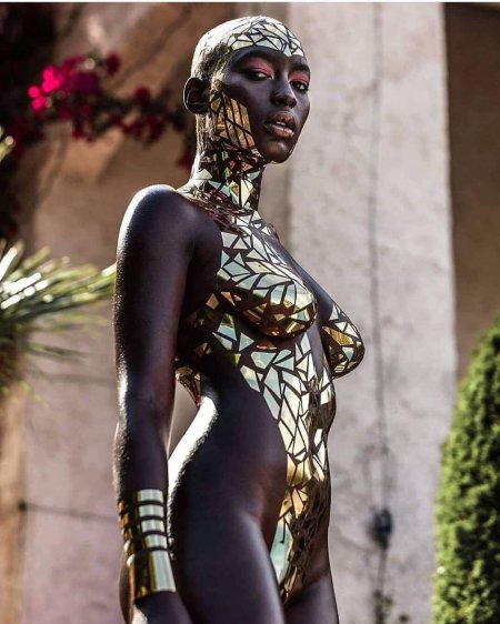 Королева тьмы ньяким гатвех модель из южного судана