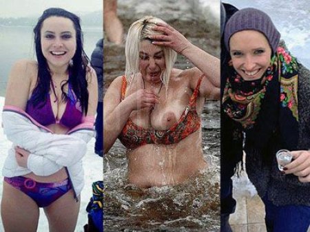 Крещенские купания грудь