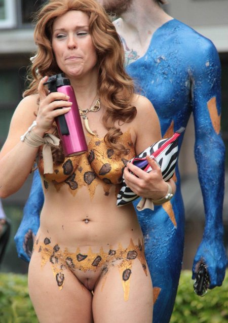 Бодиарт без цензуры