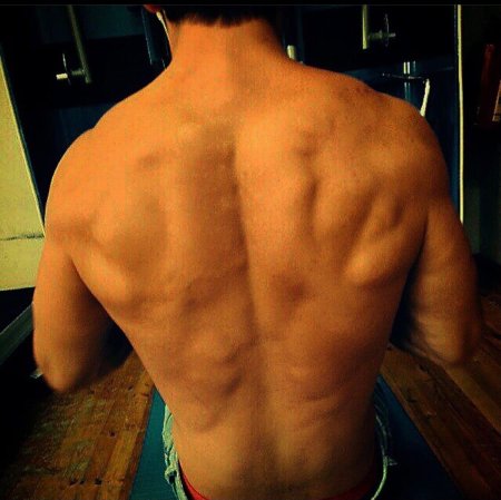 Накаченная спина