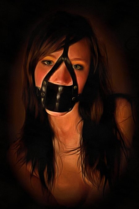 Связанные девушки с кляпом