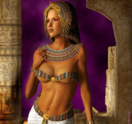 Ню египетская царица клеопатра