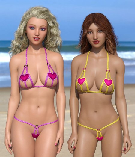 Микро бикини 3д