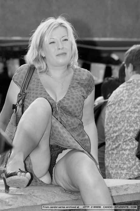 Real amateur public candid upskirt