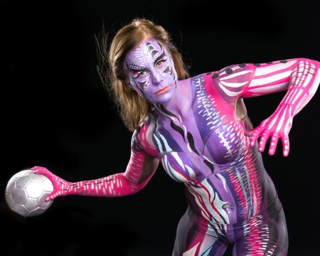 Боди арт женщины