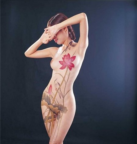 Разрисованные женские тела