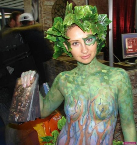 Порно бодиарт