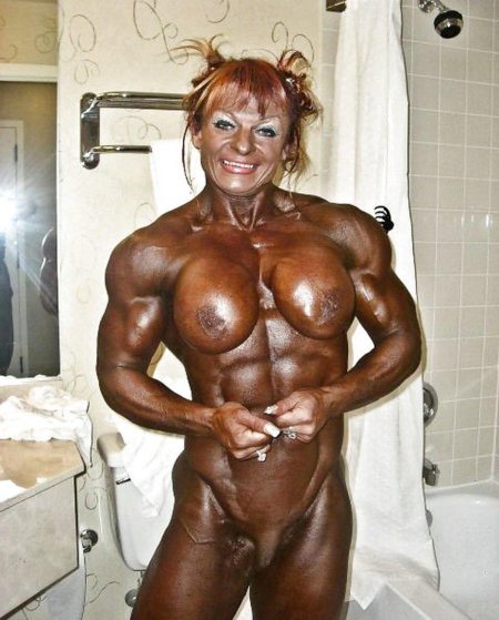 Обнаженные культуристки