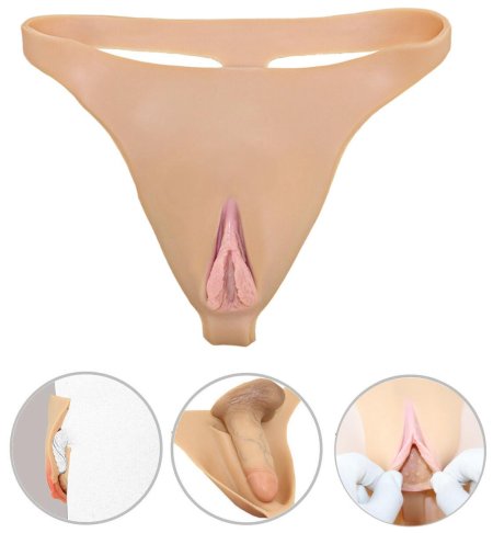 Вагина силиконовая накладная