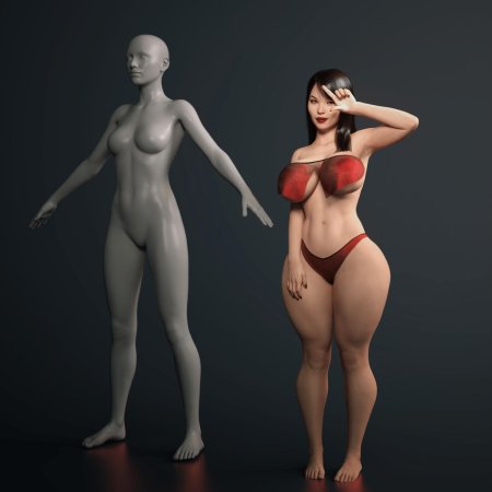 Человек 3 д модель