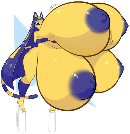 Ankha с большими сиськами