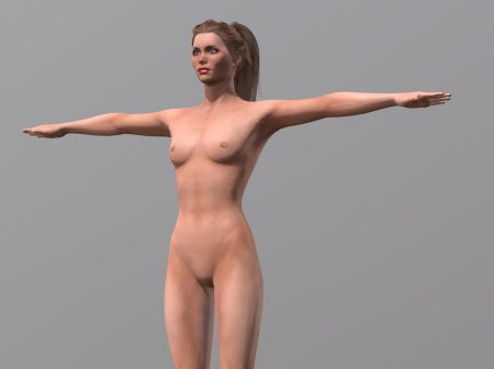 3д модели голых персонажей