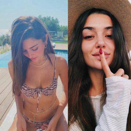 Ханде эрчел без макияжа и фотошопа