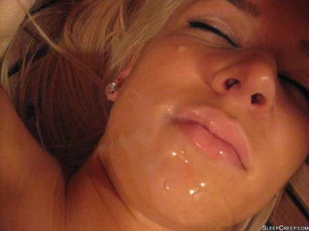 Сперма на лиц