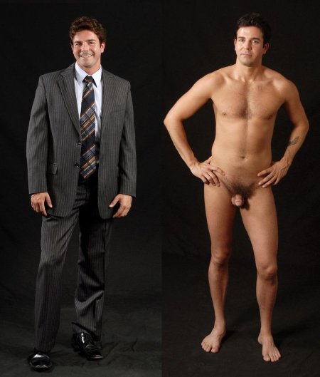 Одетые и раздетые мужчины