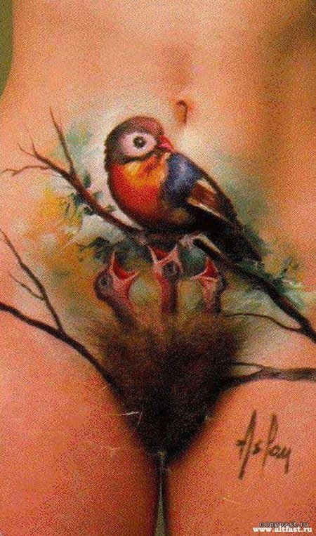 Птица тату