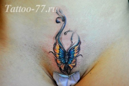 Татуировка бабочка