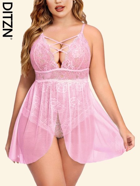 Прозрачные пеньюары для полненьких