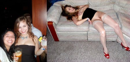 Бесстыжие пьяные девушки