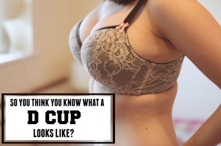 D cup breast