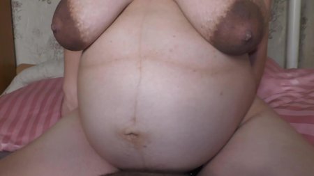 Большой живот порно
