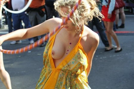 Случайно оголенные девушки