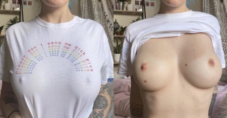 Футболка с сосками