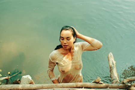 Мокрая одежда в жару