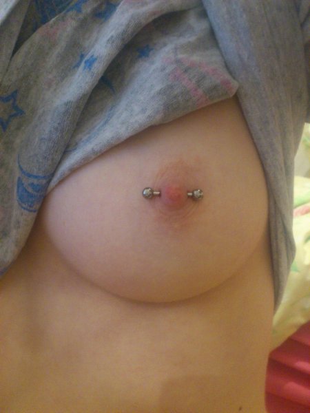 Nipple piercing