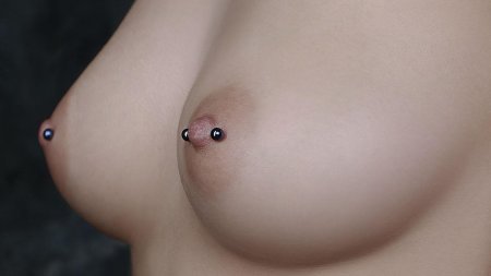Пирсинг сосков девушек