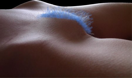 Синий макияж