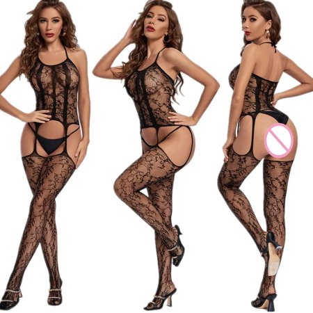 Эротический комбинезон в сеточку