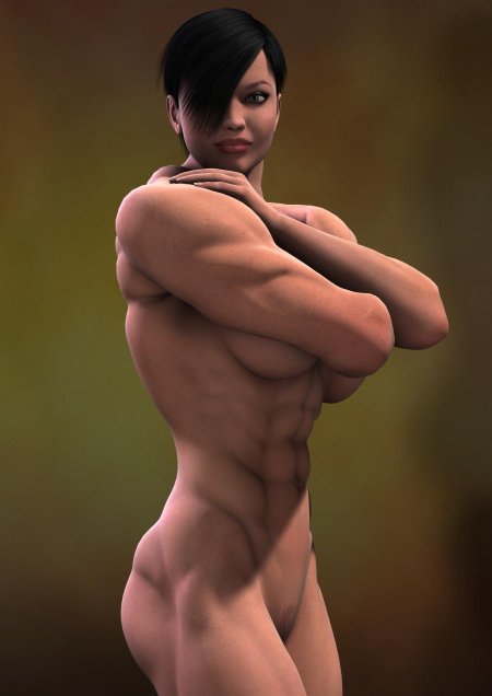 Женщина качок